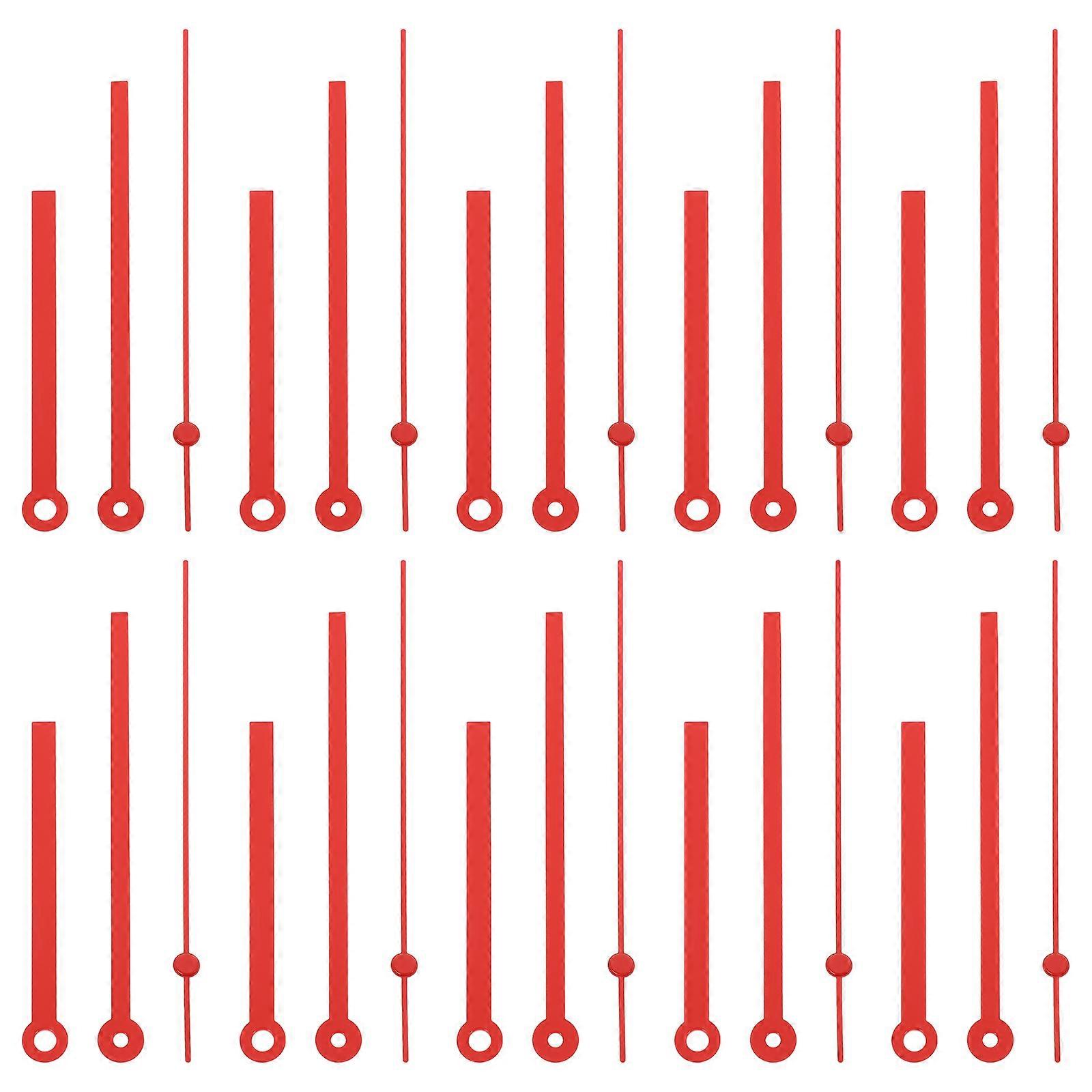 10 Sets Clock Hands Needles Clock Pointers Replacement Wall Clock Parts for DIY Repair