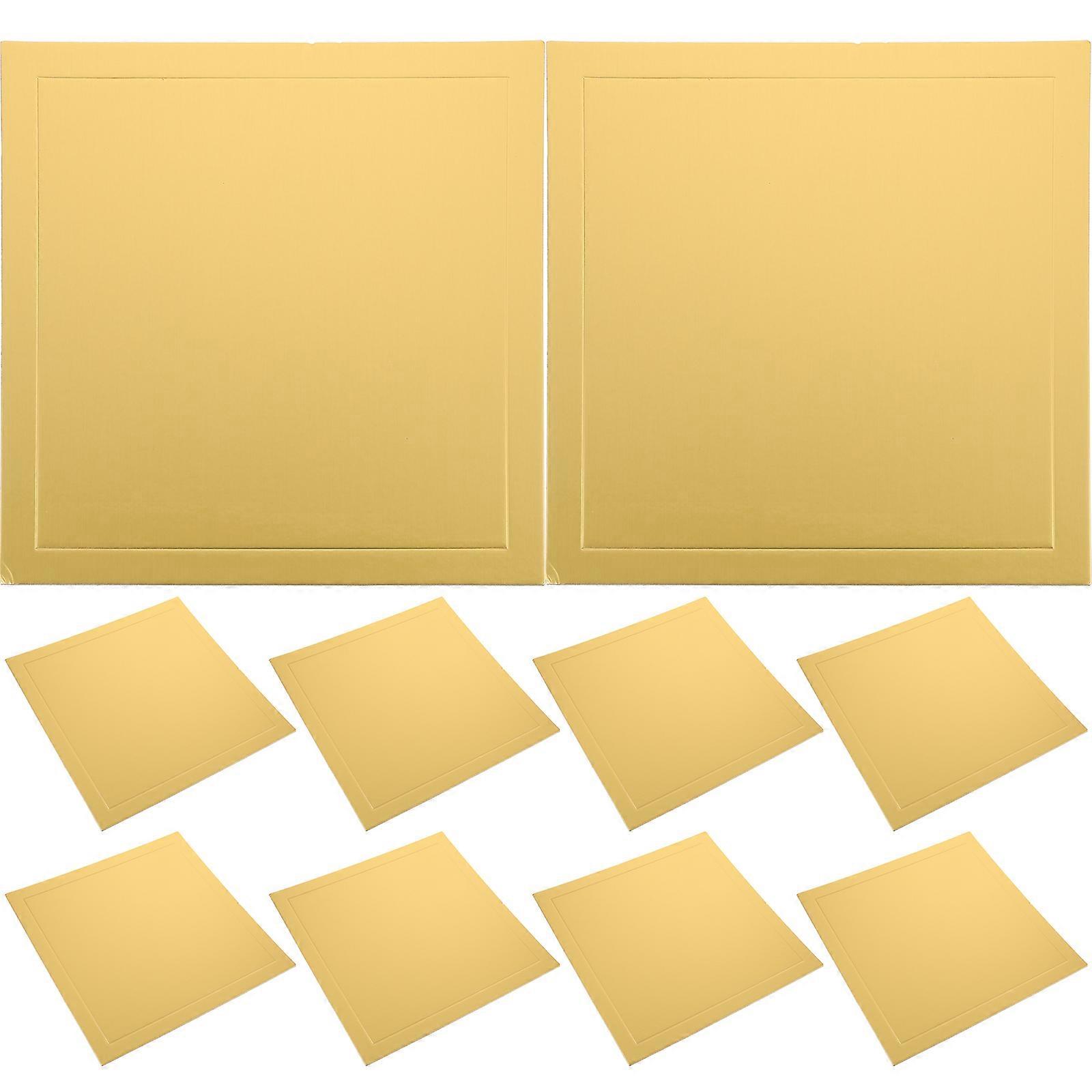 10pcs Cardboard Cake Drum Square Baking Cake Board Cake Cardboard Base