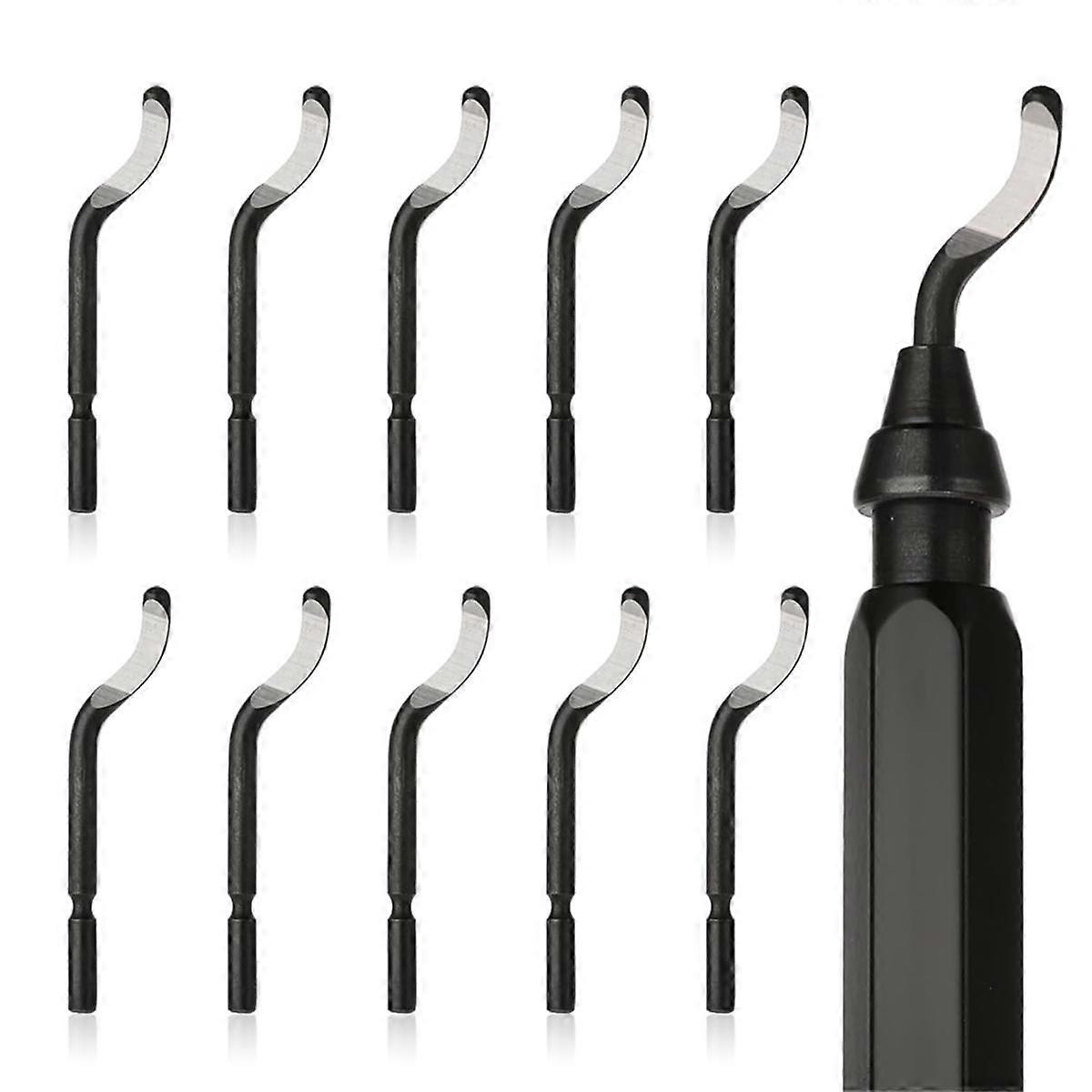 11 Pcs Deburring Tool 3D Printing Deburring Tool Set Steel Burr Removal Tool for Metal Resin Copper PVC Pipe