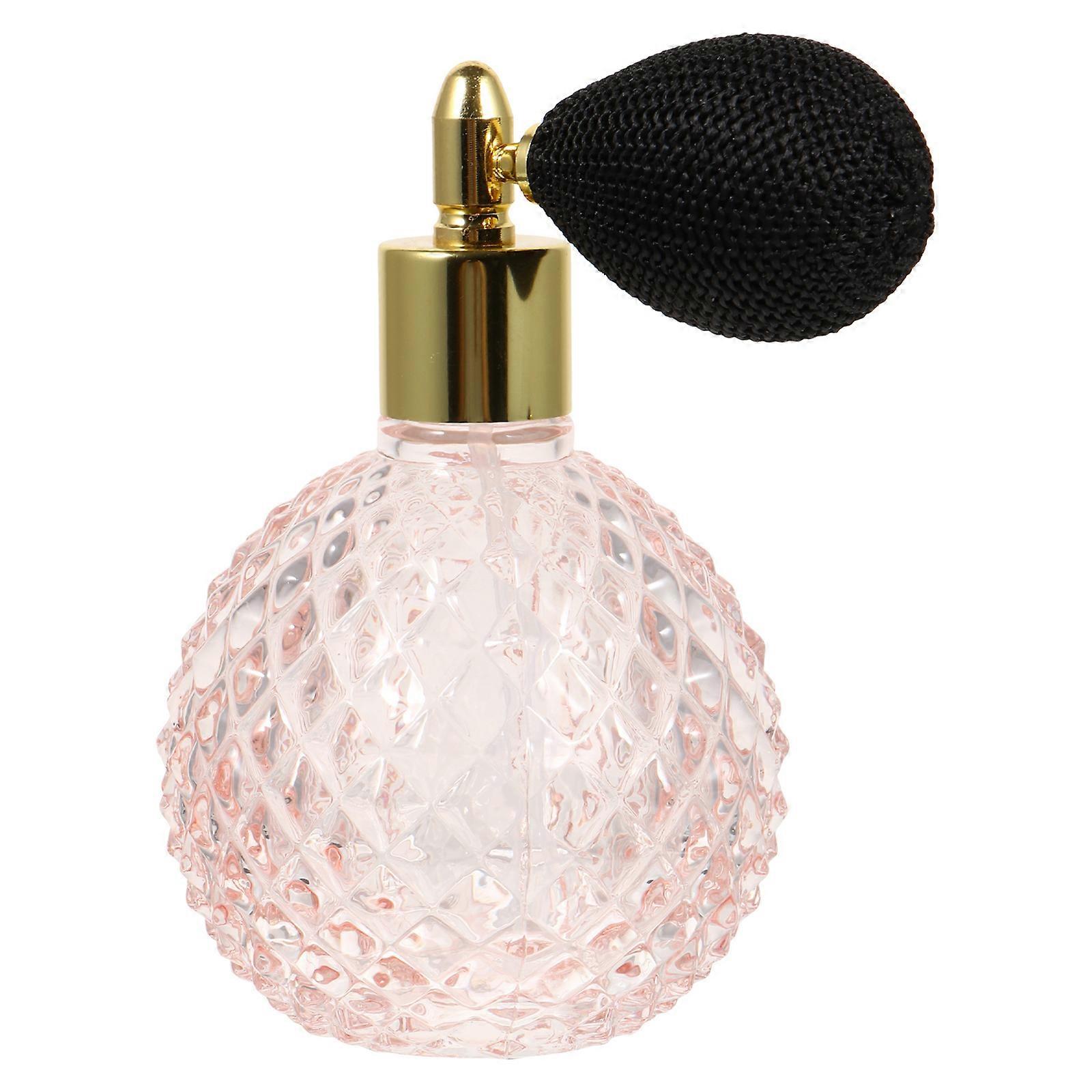 1 Set 100ML Vintage Perfume Bottle Spray Atomizer Refillable Empty Glass Bottle
