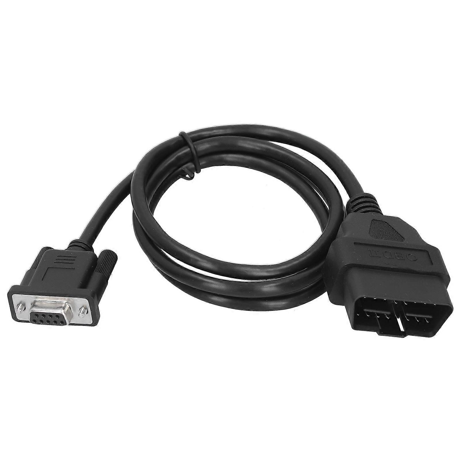 16Pin OBD2 zu RS232 DB9 Auto Diagnose Interface Adapter Verlängerung Kabel Stecker