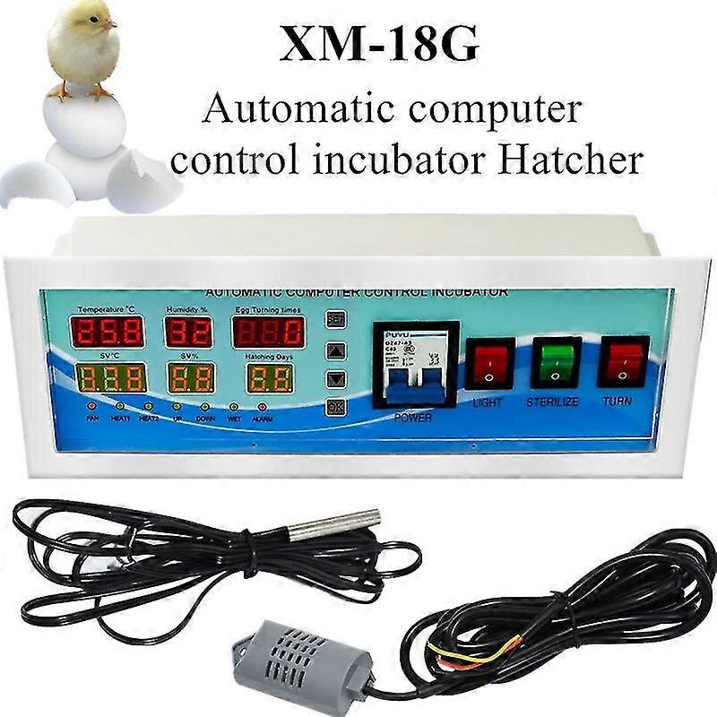 Xm-18g Automatic Egg Incubator Controller Incubator Temperature Humidity Sensors Egg Hatcher Controller