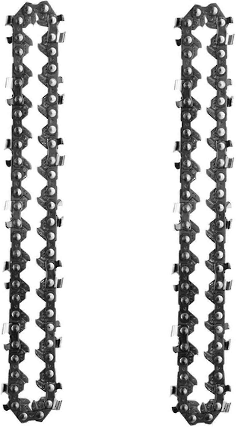 2-πακέτο ηλεκτρικών αλυσίδων ασύρματων πριονιών 4". Αλυσίδες για κοπή κλαδιών ξύλου και κλάδεμα κηπουρικής αυλής