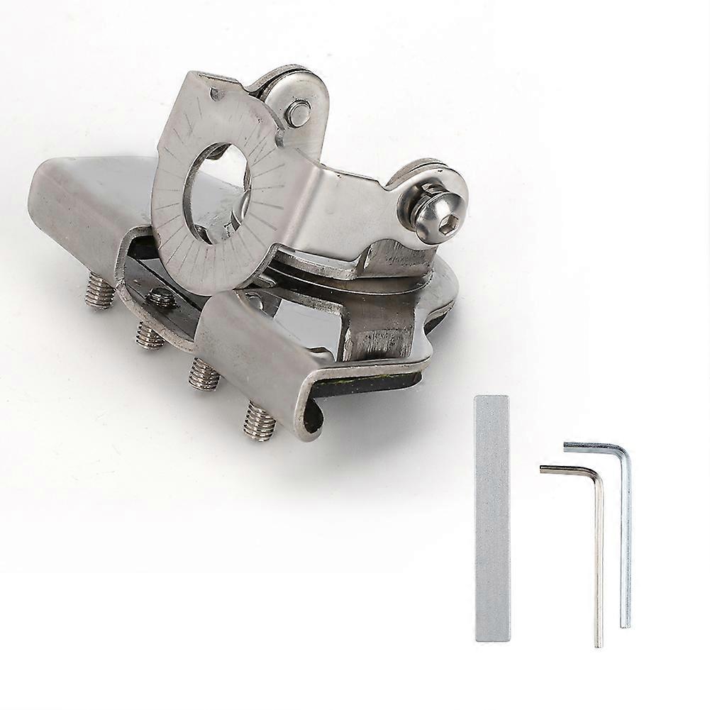 Rustfritt stål bil mobil radioantenne montering base klips bagasjeromslokk hatchback brakett