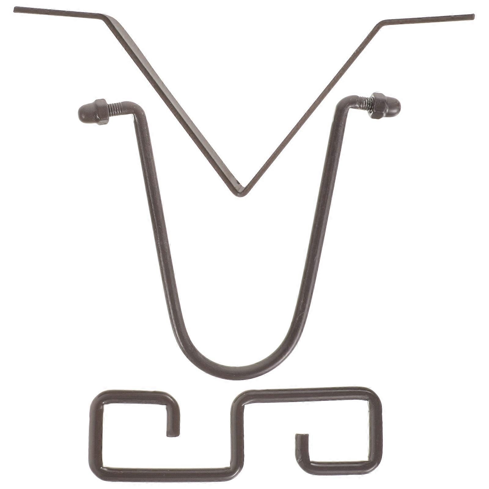 1 Set Rain Chain  Hook V-Shaped Rain Chain Hook for Downspout Outlet Metal Hooks