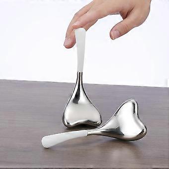 2 in 1 Gua Sha ijslollystokje, gezichtsverzorgingshulpmiddelen voor vrouwen, gezichts- en oogmassage, onbreekbare roestvrijstalen schoonheidsspecialistebenodigdheden, verkoelende spa ic
