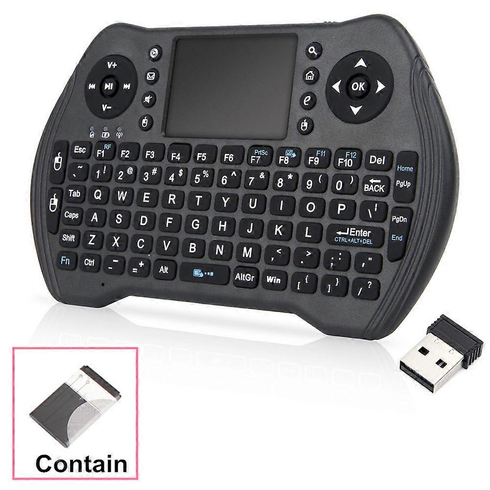 Mini Wireless Keyboard  2.4GHz Wireless Mini Keyboard Controller with Compatible with Android TV Box, IPTV, HTPC, Smart TV, PC,etc