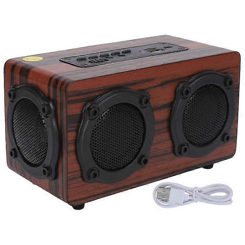 Houten Retro Bluetooth draadloze luidspreker