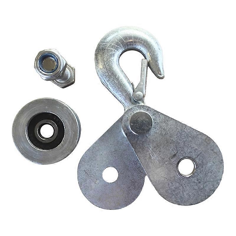 Hoist Block Wire Rope Lifting Pulley Block Towing Wheel with Hook for ...