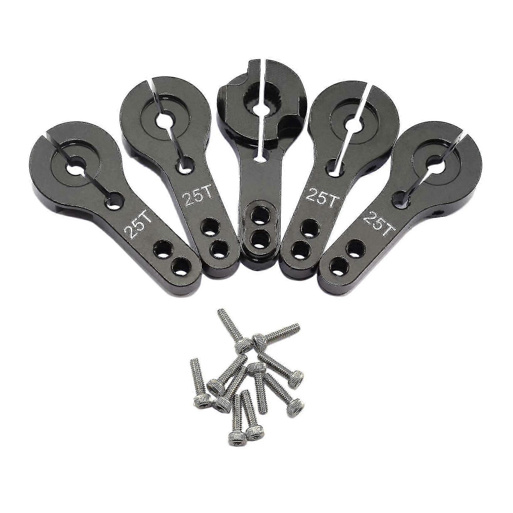 10 Pack 25t Servo Horn Alloy Rc Servo Accessories Steering Arm For Rc Car B -ayane