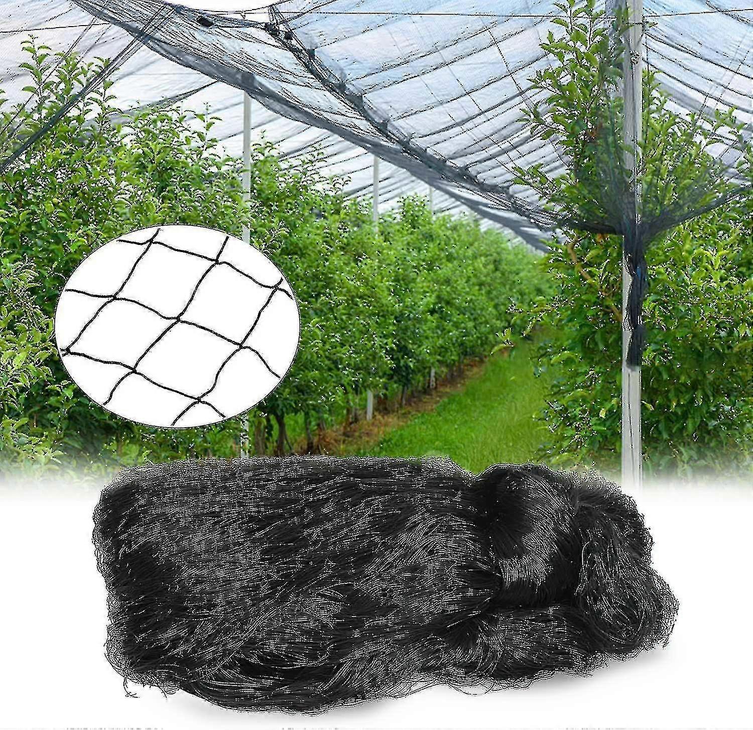 5 X 15m Bird Netting, Aviary Netting, Poultry Netting, Hen Netting, Reusable Anti Pigeon Netting Suitable For Protecting Fruit Vegetable Gardens From