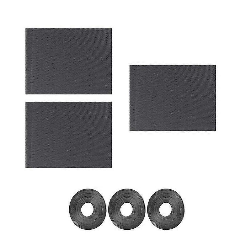 3Pcs DIY Invisible Transparent Window Insect Screen Mosquito Protection Net