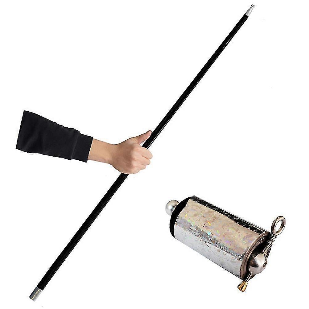Portable Professional Magic Wand Telescopic Props Metal Magic Pocket