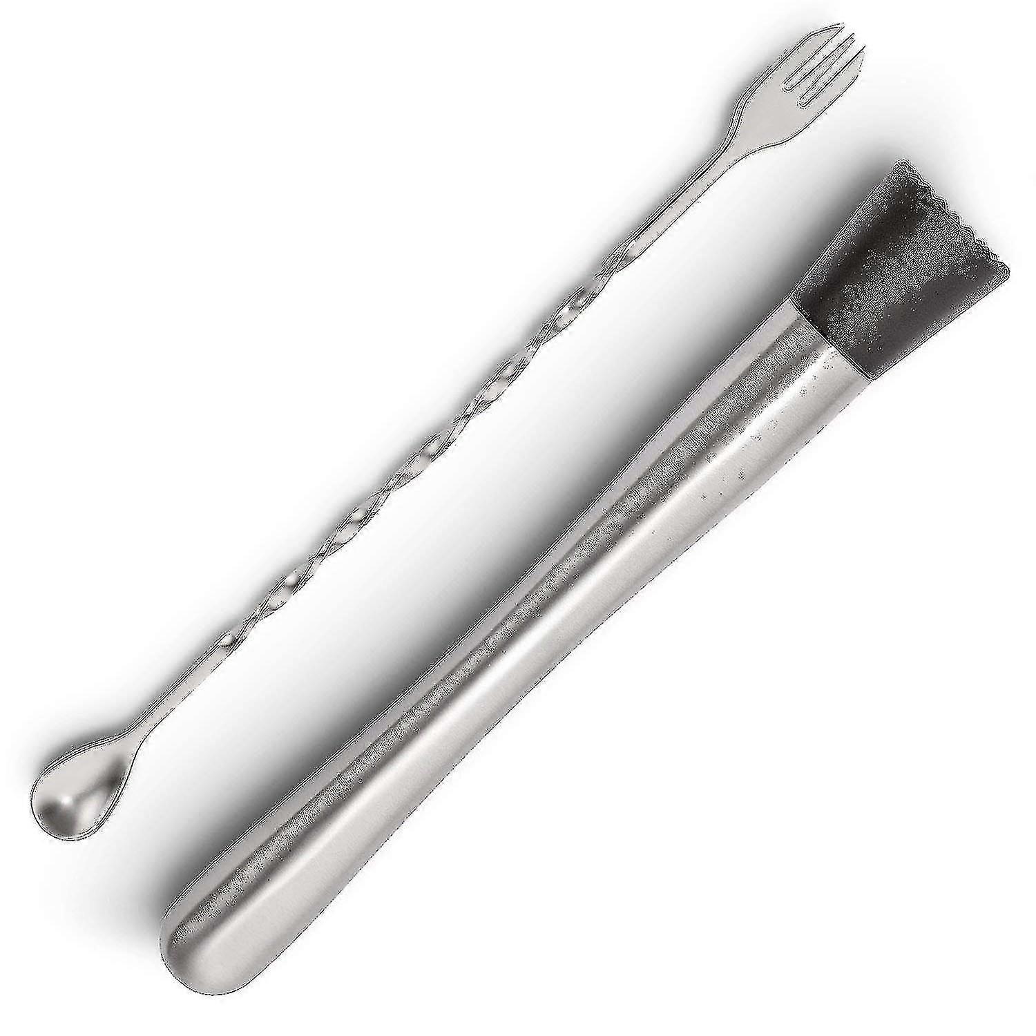 Stainless Steel Cocktail Muddler And Mixing Spoon