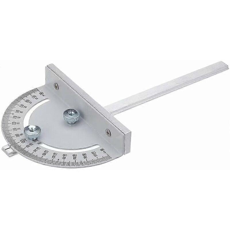 Woodworking Angle Protractor,180 Degree Circular Table Saw T-Style Angle Ruler, Miter Gauge for DIY Woodworking Table Saw