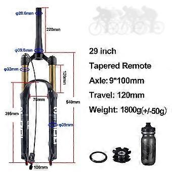 Bolany MTB Bicycle Fork Supension Air 26/27.5/ 29er Inch Mountain Bike 32RL100mm Fork For A Bicycle Accessories Magnesium Alloy