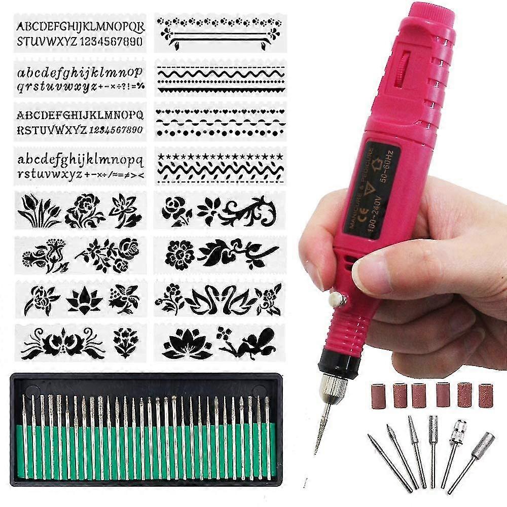 60pcs Engraving Tool Kit, Multi-functional Corded Micro Engraver