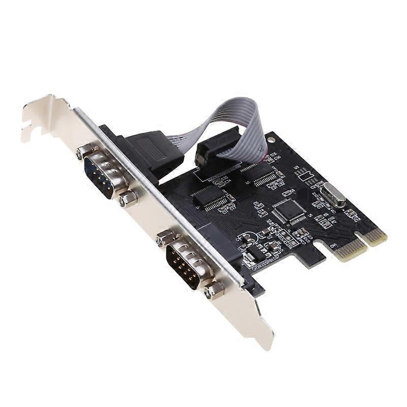 PCI-E zu Dual Serial Combo Card RS232 PCI für Express PCIe Adapterkarte 25Mbps
