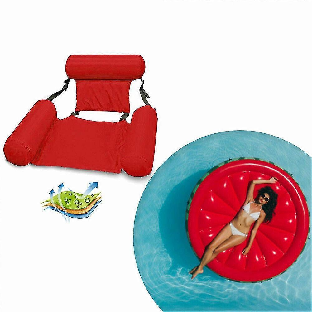Floating Chair Pool Seats Inflatable Lazy Water Bed Lounge Chair