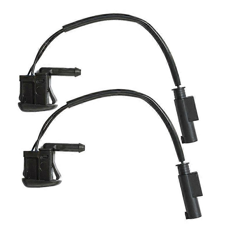 Left & Right Windshield Washer Nozzle Heated Windscreen Sprayer Jet