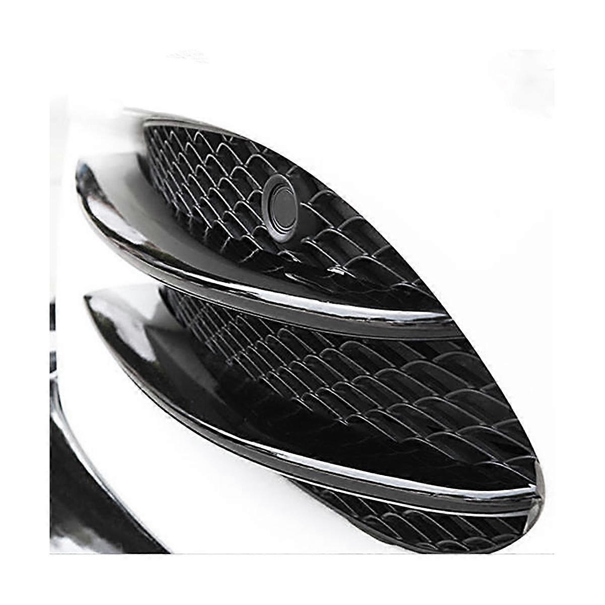 Front Fog Lights Trim Strips Bumper Lip Splitter Spoiler for C Class W205 C180 C200 C250 C260 C300