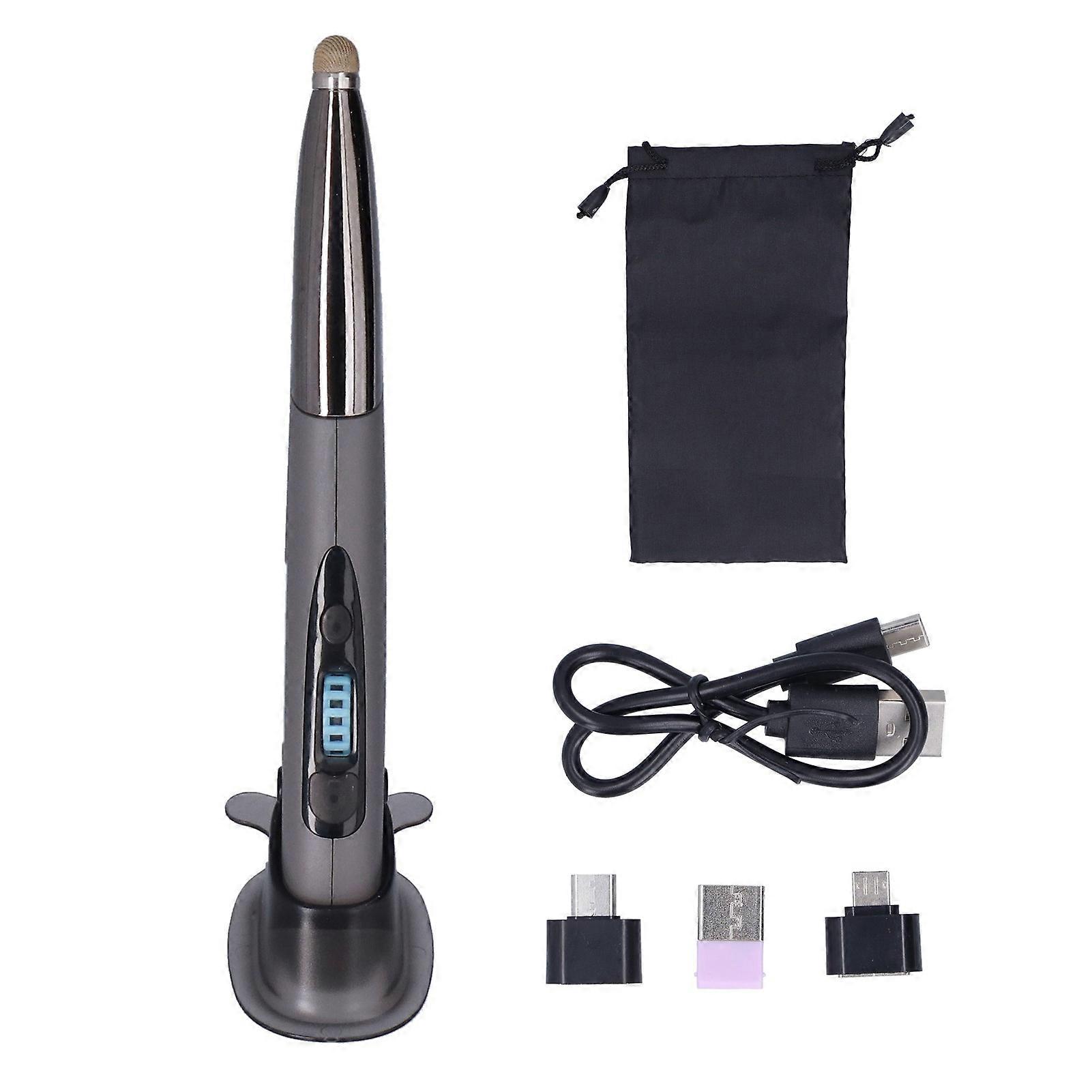 Mouse Pen Wireless 2.4GHz Creativity Extremely Handover Computer Stylus for PC LaptopGrey
