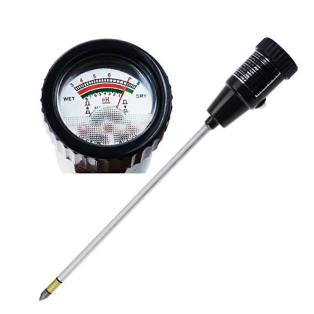 ZD-06 Soil PH & Moisture Tester Meter with 295mm Electrode Probe Waterproof Soil Tester for Indoor