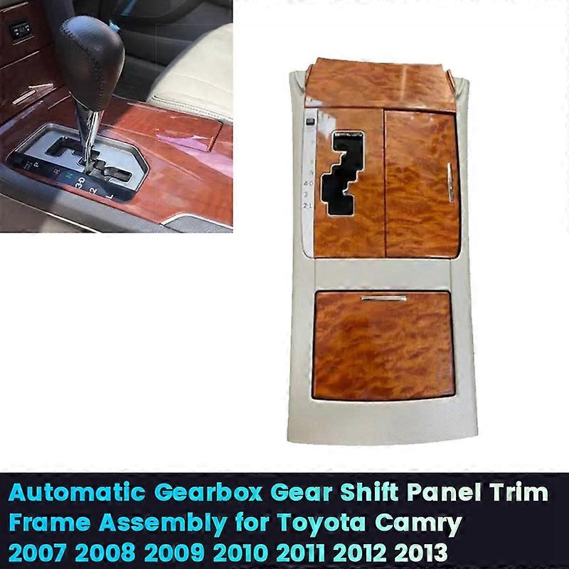 Automatic Gear Shift Panel Trim Frame Assembly For Toyota Camry 2007-2013 Console Gearbox Storage Box Shift Knob Cover