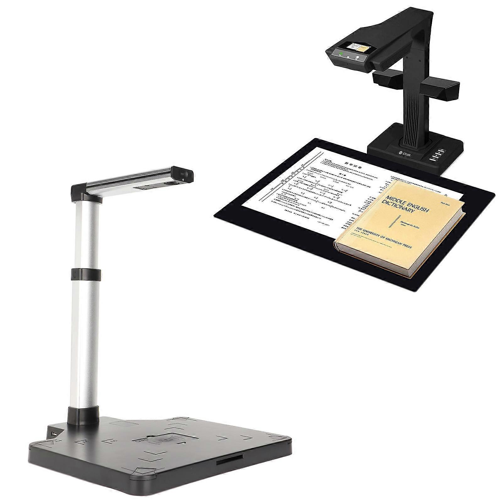 Document Scanner 3264x2448 A3/A4 Capture Size Portable Document Camera OCR Foldable Portable Document Camera