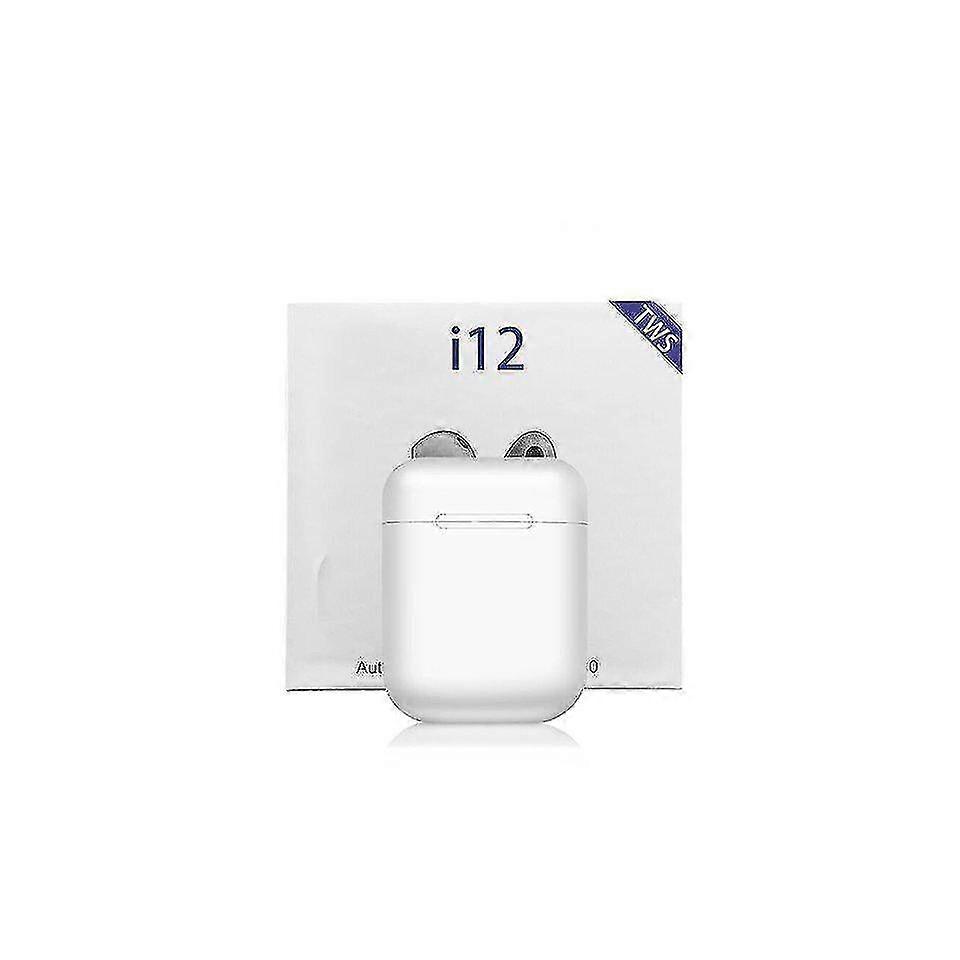 I12 True Wireless Stereo Earpods With Charging Case  White