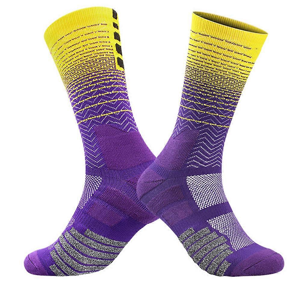 Men's Athletic Socks Cushioned Crew Moisture Control Soft for Hiking Running