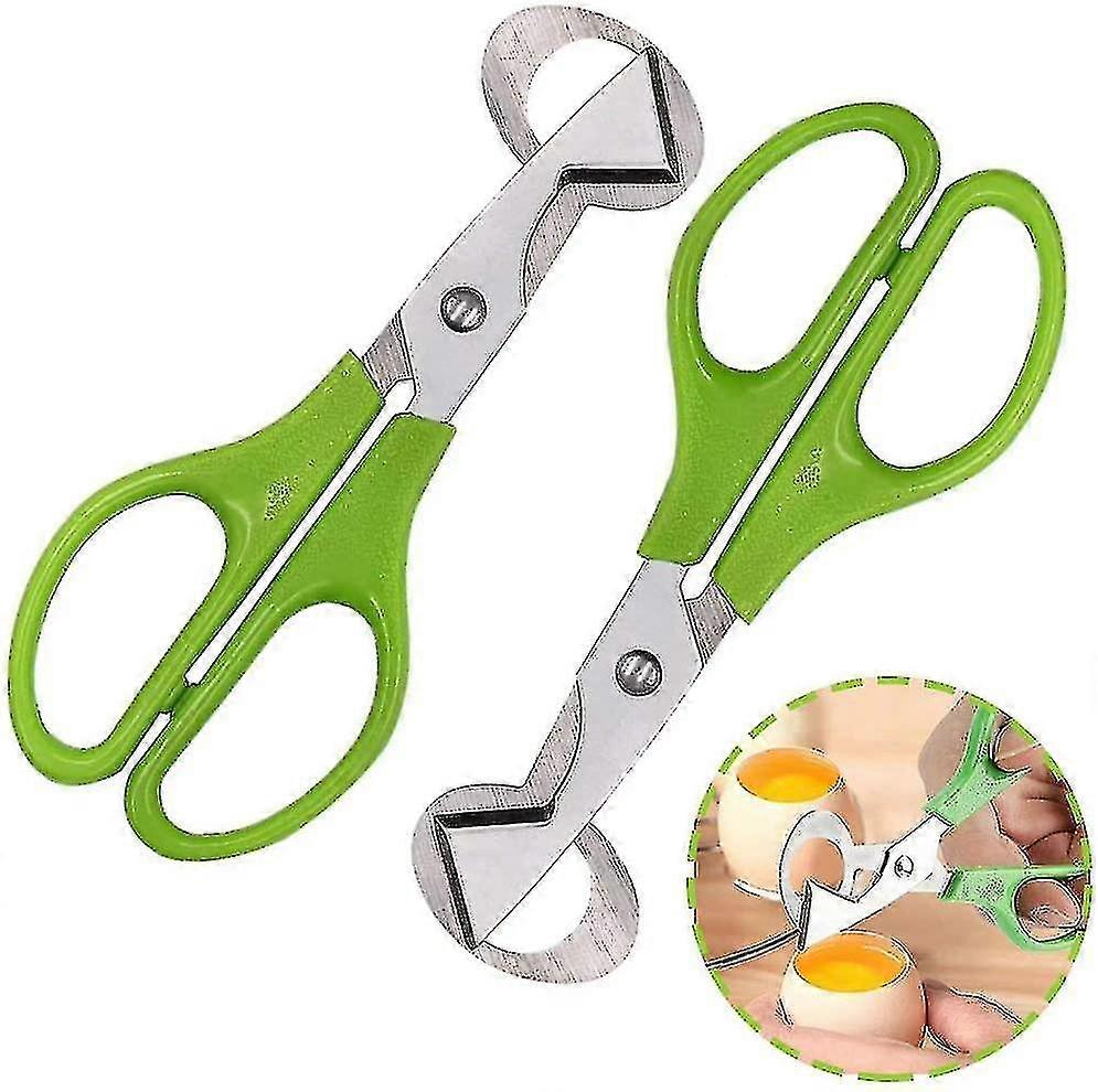 2 Pieces Quail Scissors, Stainless Steel Egg Scissors, Quail Eggshell