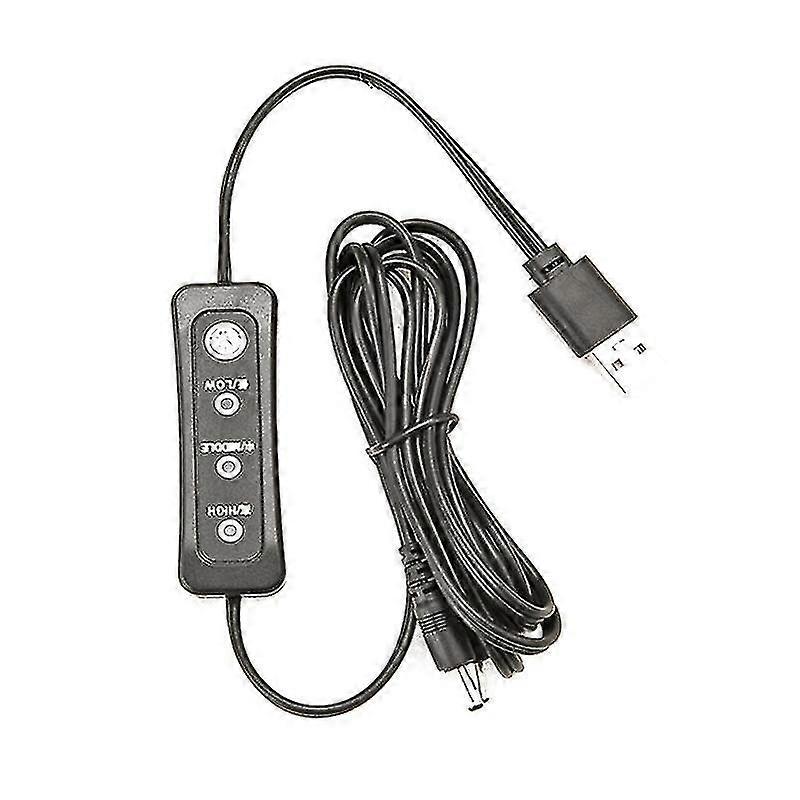 5v Usb Temperature Heater Controller Mittens Warmer Switch 3-speed Adjustable