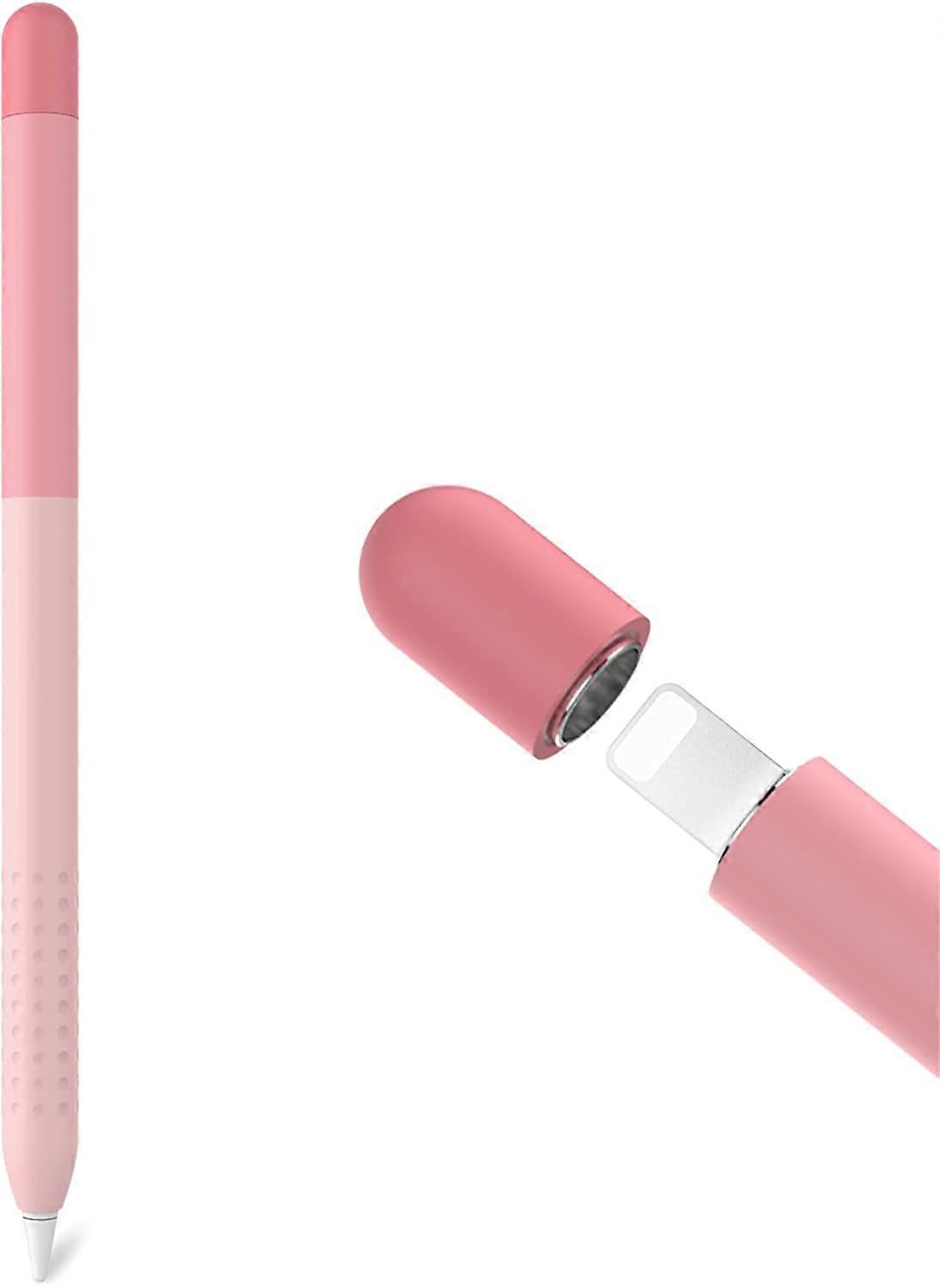 Apple Pencil 1st Generation Case, Gradient Color Silicone Case Cover Protective Shell Grip Accessories Compatible with Apple Pencil 1st Generation(Pin