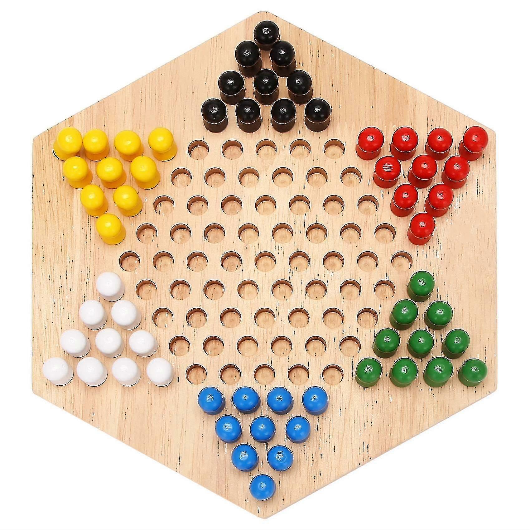 Chinese Checkers Wooden Family Game Set