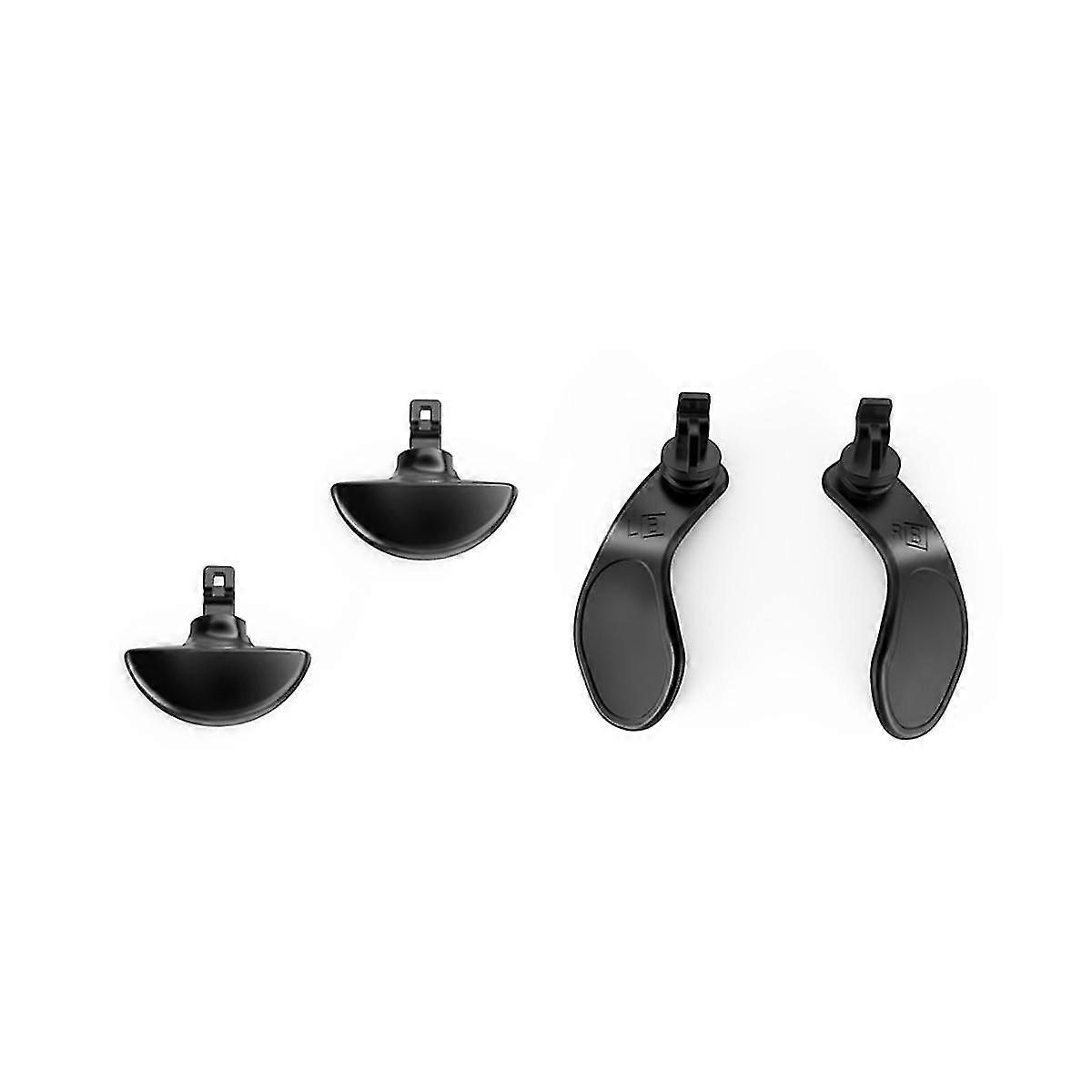 For Edge Elite Grip Metal Back Keys 4-piece Set Elite Grip Portable Accessory Pull Tabs,black