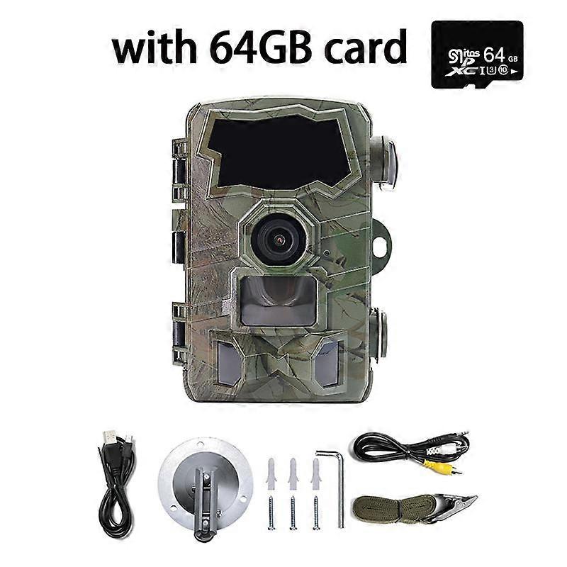 Telecamera da caccia alla fauna selvatica 4K WIFI Telecomando Bluetooth Trail Camera 0.2S Trigger rapidi Visione notturna Monitor di sicurezza per esterni