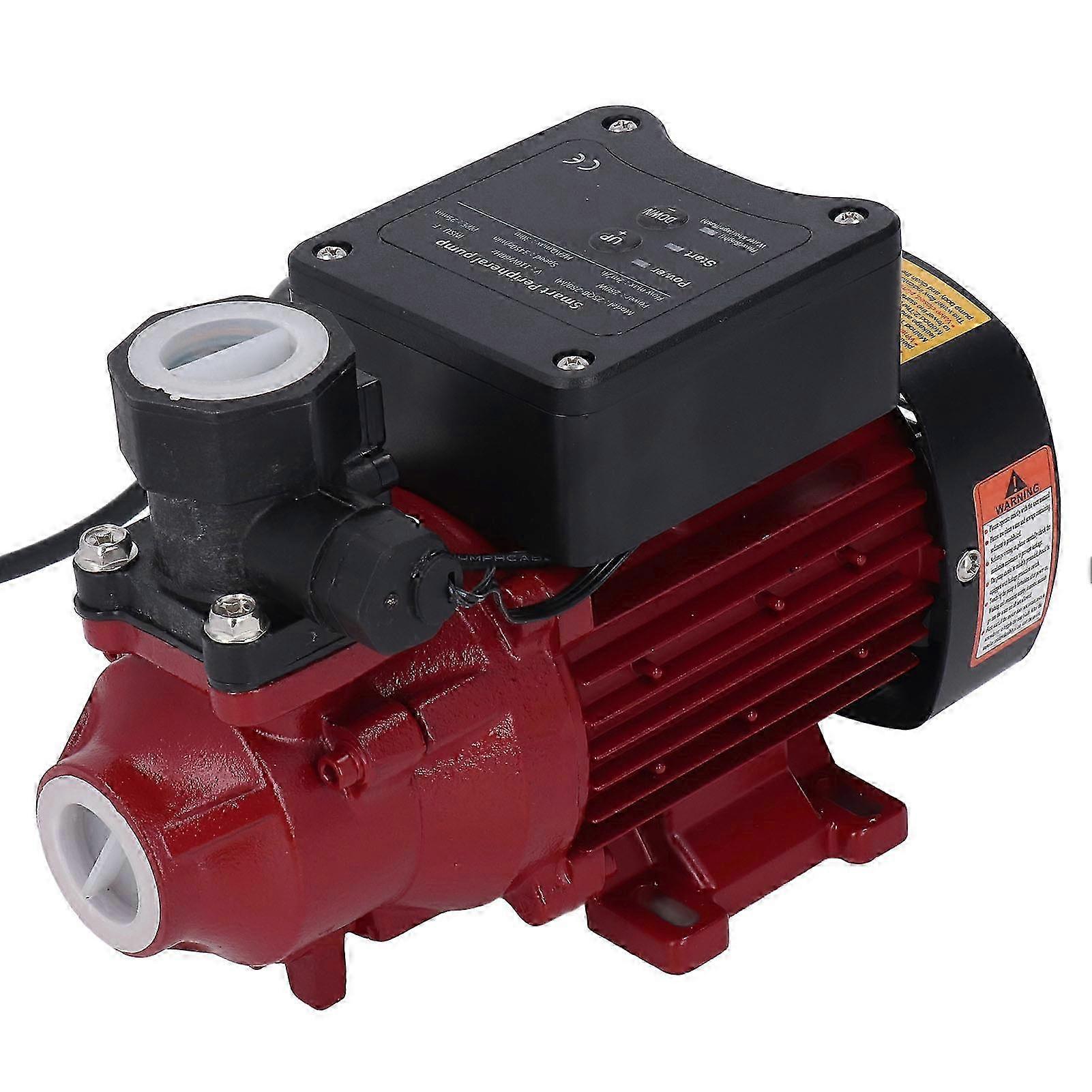 Water Booster Pump 280W Self Priming Intelligent Noise Free Pressure Boost with 110V US Plug 3450rmin