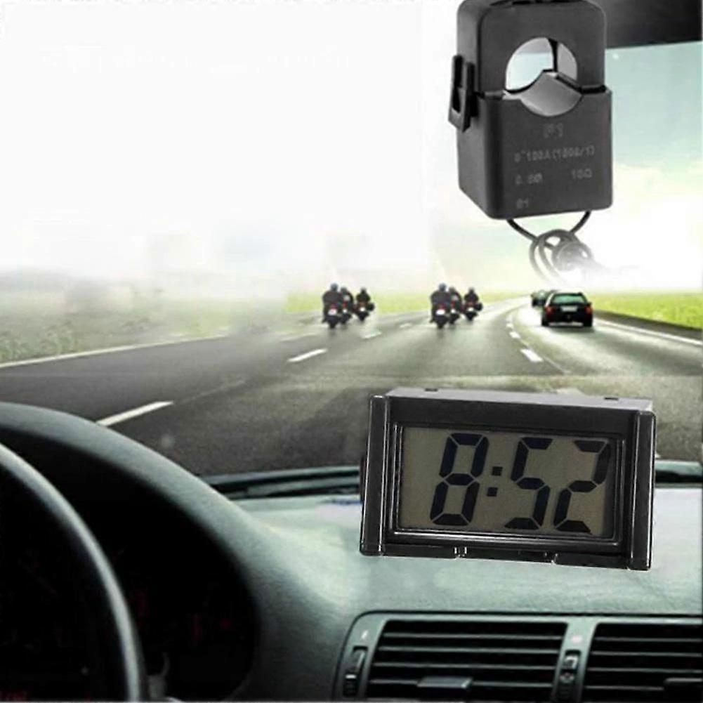 Mini Digital Electronic Clock Mini Exqusite Car Clock Truck Dashboard Time Practical Self Vehicle Electronic Clock