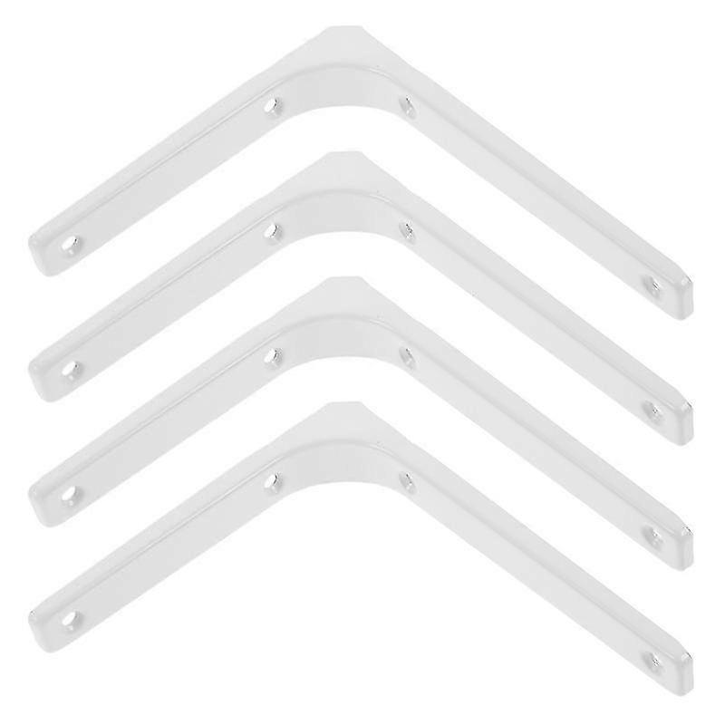 4pcs Wall Mounted Shelf Brackets Heavy Duty Brackets Wall Rack Support Brackets