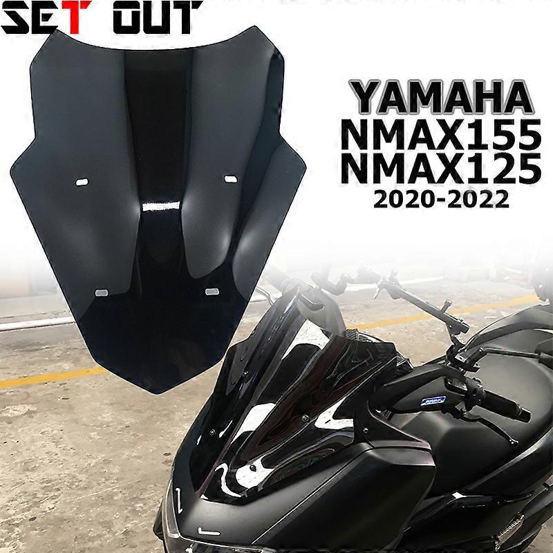Motorcycle Accessories Sports Windshield Visor Wind Deflector Windshield Fits YAMAHA NMAX155 20-22 NMAX125 NMAX 2020 2021 2022