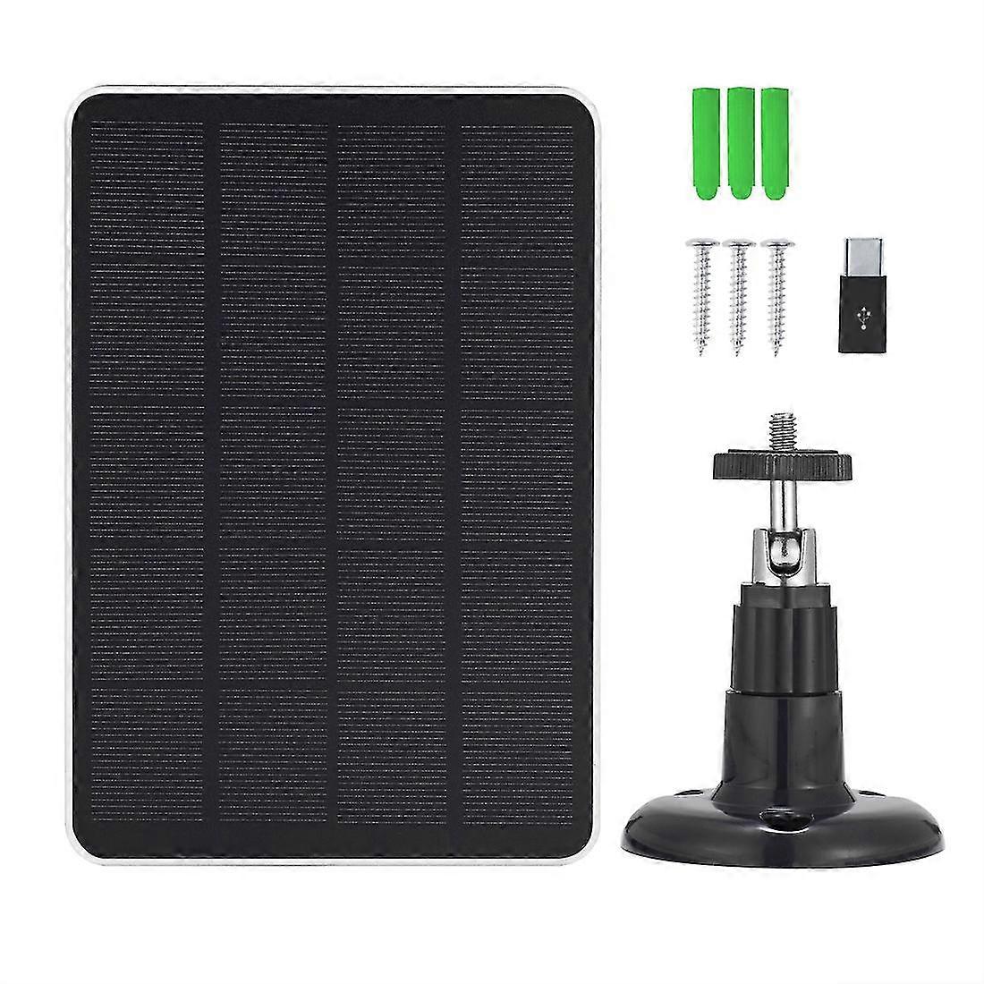 Solar Panel 4w Solar Cells For Small Home Light System, Black