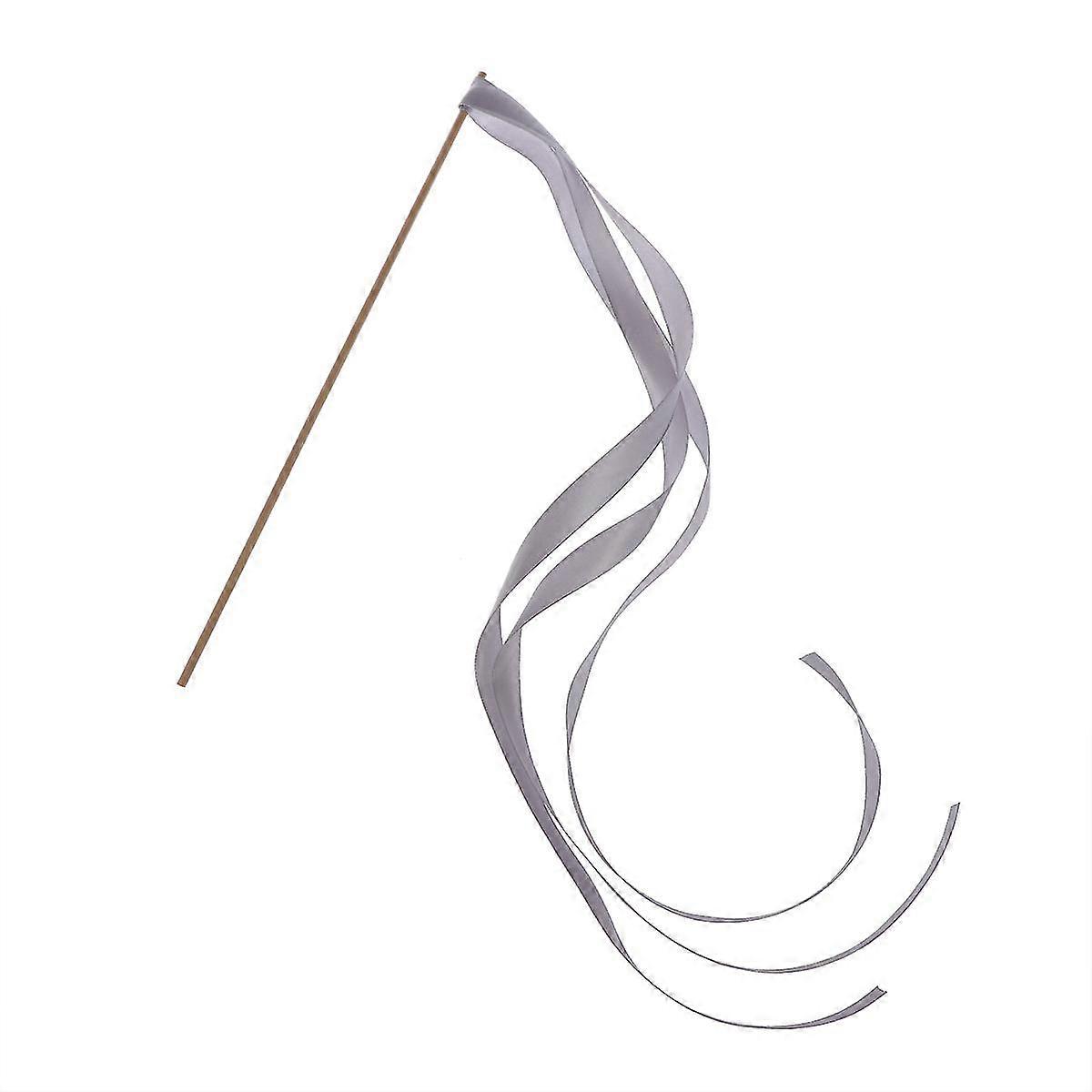 30pcs חתונה צבעוני סרט סטרימרים פיות סטיק לעודד אביזרים המפלגה מספקת טובות ללא פעמון כסף