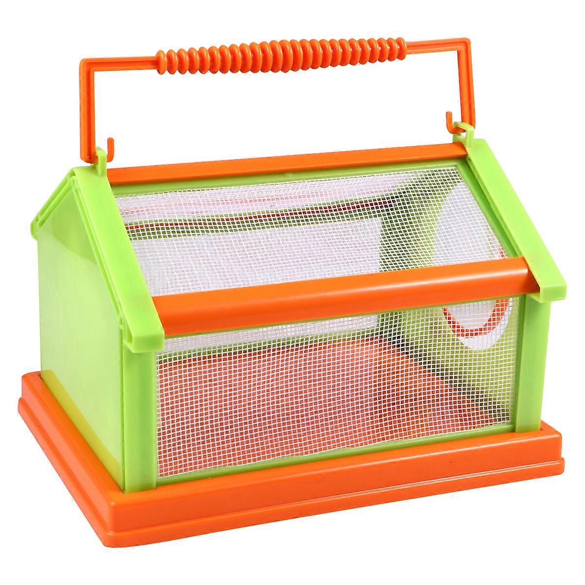 1 Stück vergrößernde Insektenwanzen-Viewer-Käfig-Lupe Box-Käferfänger-Behälter