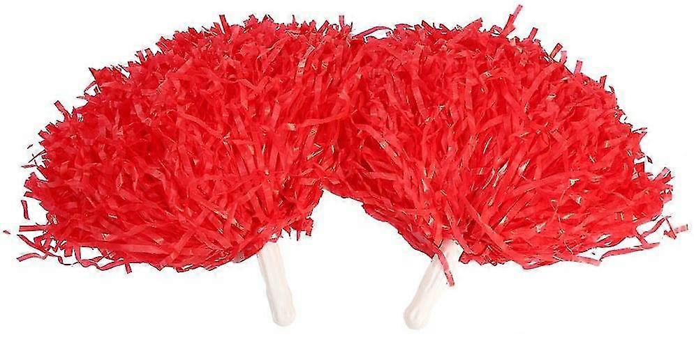 2pcs Μαζορέτες Poms, Pe Μαζορέτες Pom Poms Αθλητικό Κόμμα Χορό Χρήσιμα Αξεσουάρ
