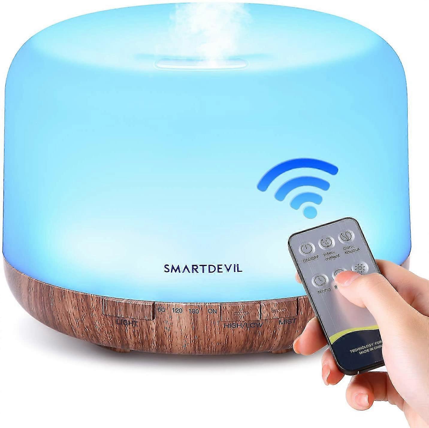 Aroma Diffuser Ultrasonic Humidifier,remote Control Nebulizer,automatic Shutdown Without Water