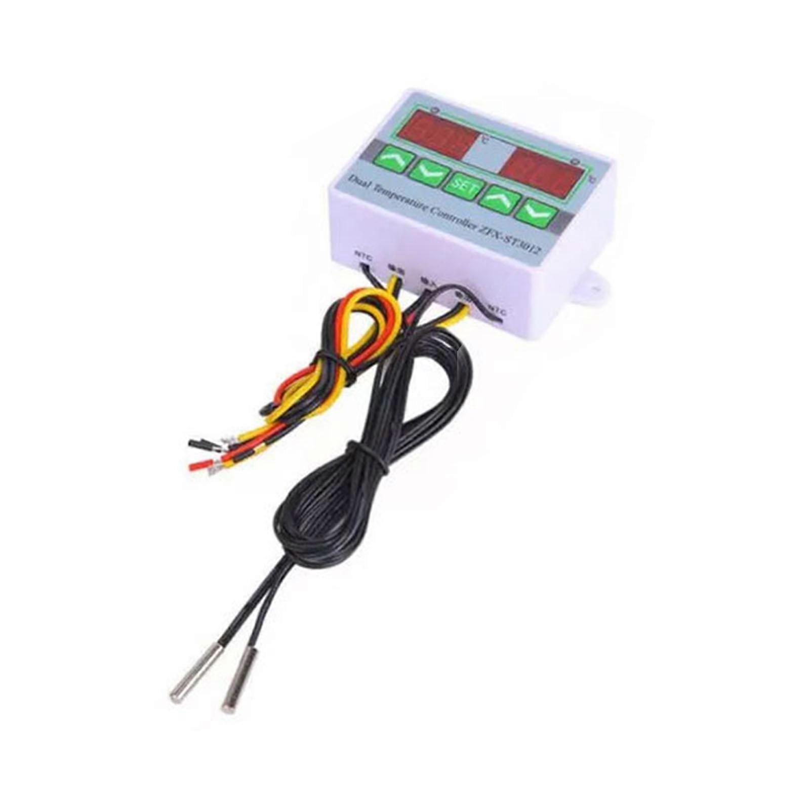 Dual Control Temperature Controller with Data Hold High Accuracy Thermostat