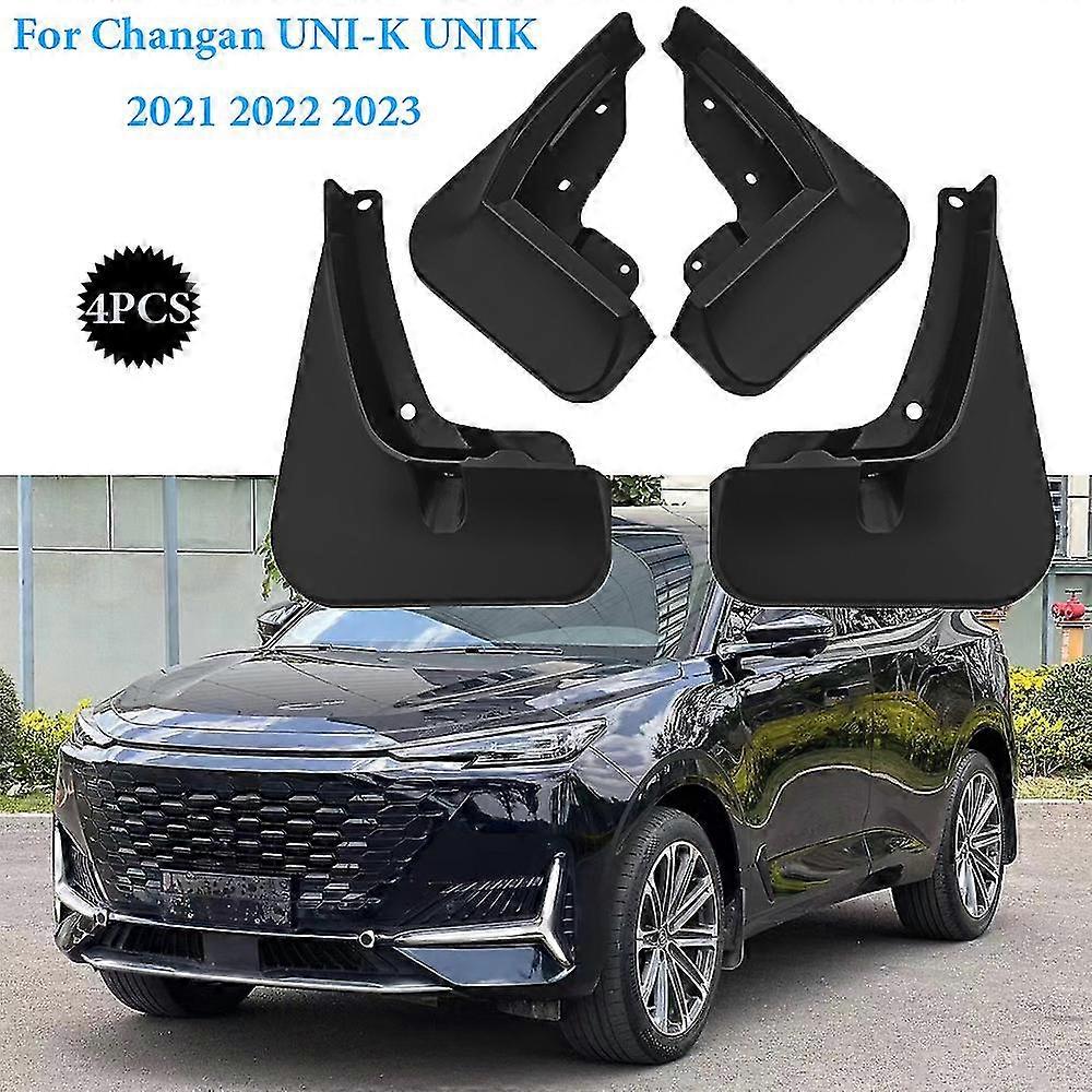 High Quality For Changan Uni-k 2021 2022 2023 Front Rear Mudguard Mud Flaps Fender Cover Splash Guard Wheel Car Accessories 4pcs