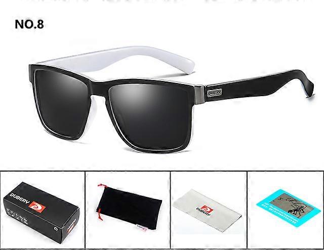 DUBERY עיצוב מותג משקפי שמש מקוטבים לגברים הצללות נהג משקפי שמש וינטאג 'זכר לגברים מראה Spuare קיץ Oculos 518