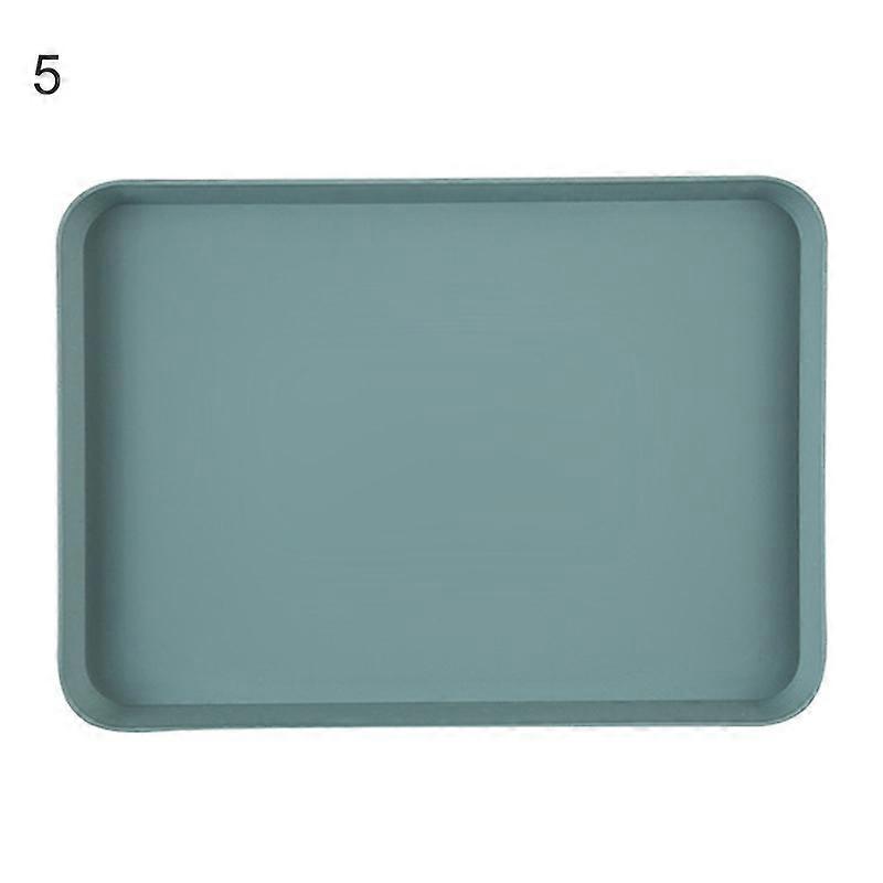 Nordic Simple Rectangular Fruit Dessert Plastic Storage Tray Kitchen Supplies